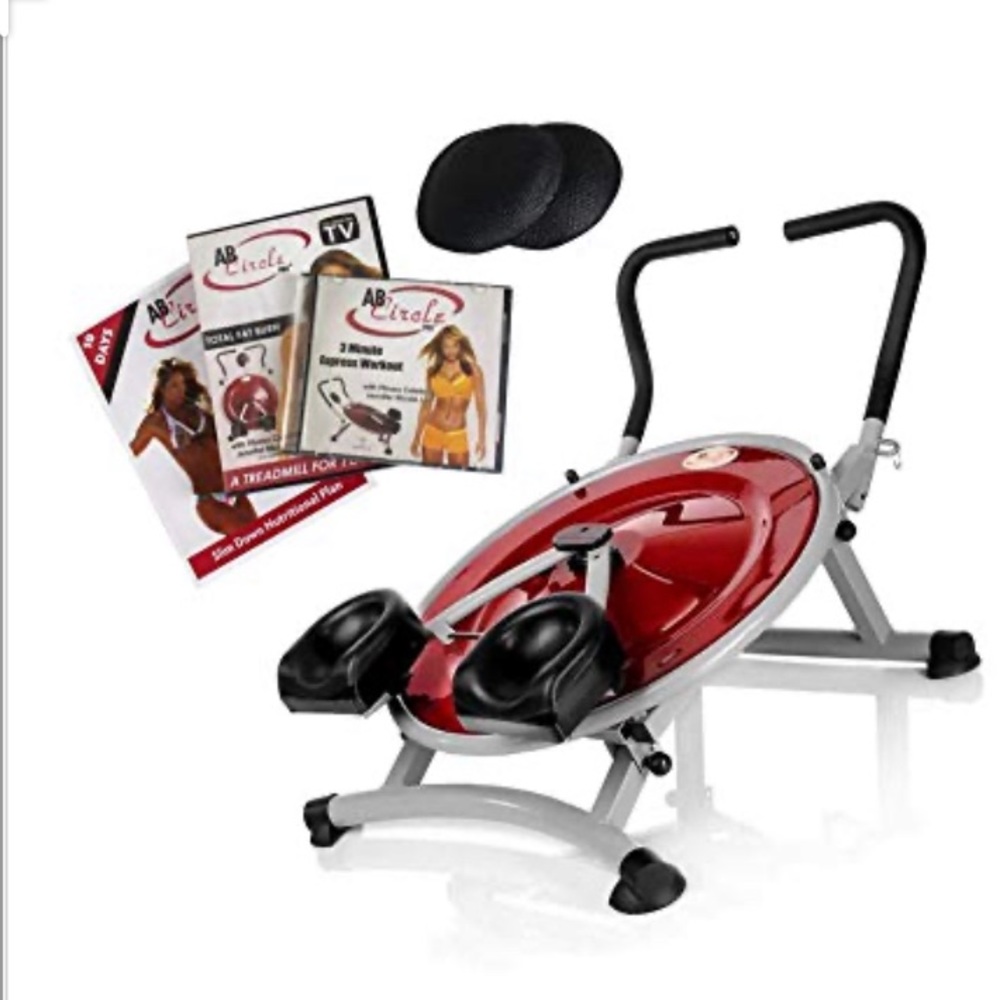 AB Circle Pro Ab Machine with kneepads and DVD!